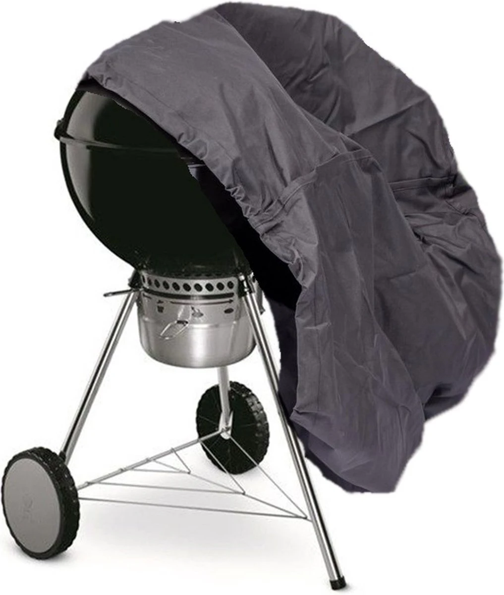 Merkloos Barbecue Hoes Rond - ø 57cm BBQ - Waterdicht - O.a. Weber / Cadac 4 Merkloos Barbecue Hoes Rond - ø 57cm BBQ - Waterdicht - O.a. Weber / Cadac - Image 2