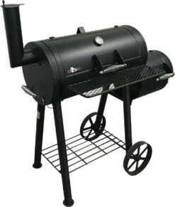 Fire Beam Houtskool Barbecue - Grilloppervlak (LxB) 35 X 66 Cm - Smoker - Zwart -BBQ Verkoop 1018x1200