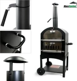 MaxxGarden Pizza Oven - Smoker Barbecue Op Hout, Houtskool Of Pellets - 45 X 65 X 158cm 14 MaxxGarden Pizza Oven - Smoker Barbecue Op Hout, Houtskool Of Pellets - 45 X 65 X 158cm -BBQ Verkoop 1137x1200 4