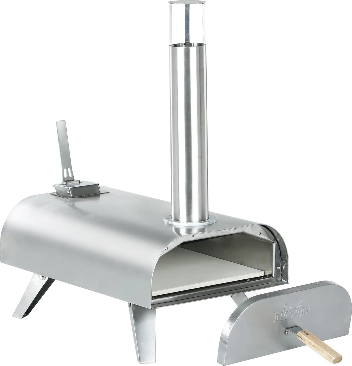 Bighorn Pizza Pellet Oven - Buiten - Draagbaar - Opvouwbaar - RVS - 15KG - 460° 10 Bighorn Pizza Pellet Oven - Buiten - Draagbaar - Opvouwbaar - RVS - 15KG - 460° - Image 8