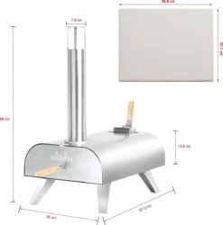 Bighorn Pizza Pellet Oven - Buiten - Draagbaar - Opvouwbaar - RVS - 15KG - 460° 18 Bighorn Pizza Pellet Oven - Buiten - Draagbaar - Opvouwbaar - RVS - 15KG - 460° -BBQ Verkoop 1185x1200 1