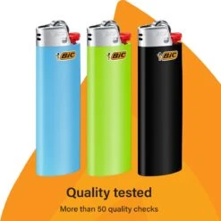 BIC J26 Maxi Vuursteen Flint Aanstekers - Diverse Kleuren - Pak Van 5 Gasaanstekers - Kindveilig -BBQ Verkoop 1198x1200 3