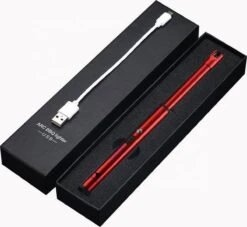 Oplaadbare Lange Dunne Elektrische Aansteker - Duurzame Plasma Aansteker - Inclusief Cadeauverpakking - BBQ – Kaarsen – Rood -BBQ Verkoop 1200x1101 2