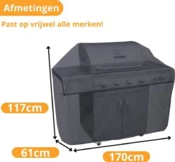 Waterdichte BBQ Hoes - Premium 170x61x117 Cm Barbecue Beschermhoes - Cover -BBQ Verkoop 1200x1114