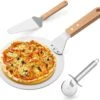 Pizza Schep - Taartschep - Pizzaroller - Pizzasnijder - Aluminium - Lengte 43 Cm - Able & Borret -BBQ Verkoop 1200x1117
