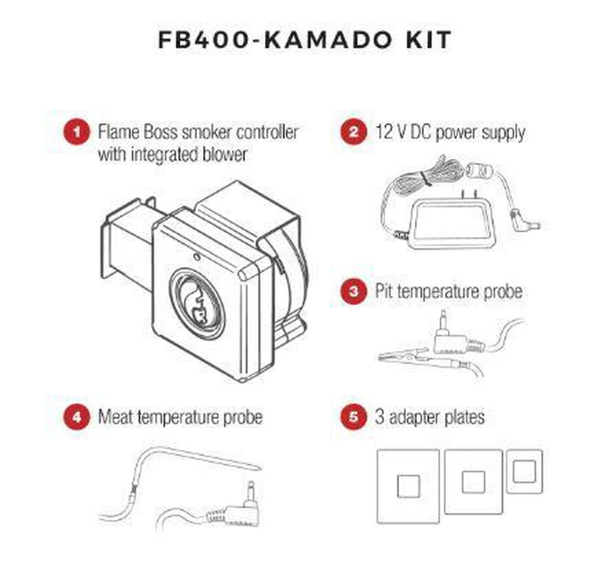 Flame Boss 400 Kamado Smoker Controller 5 Flame Boss 400 Kamado Smoker Controller - Image 3