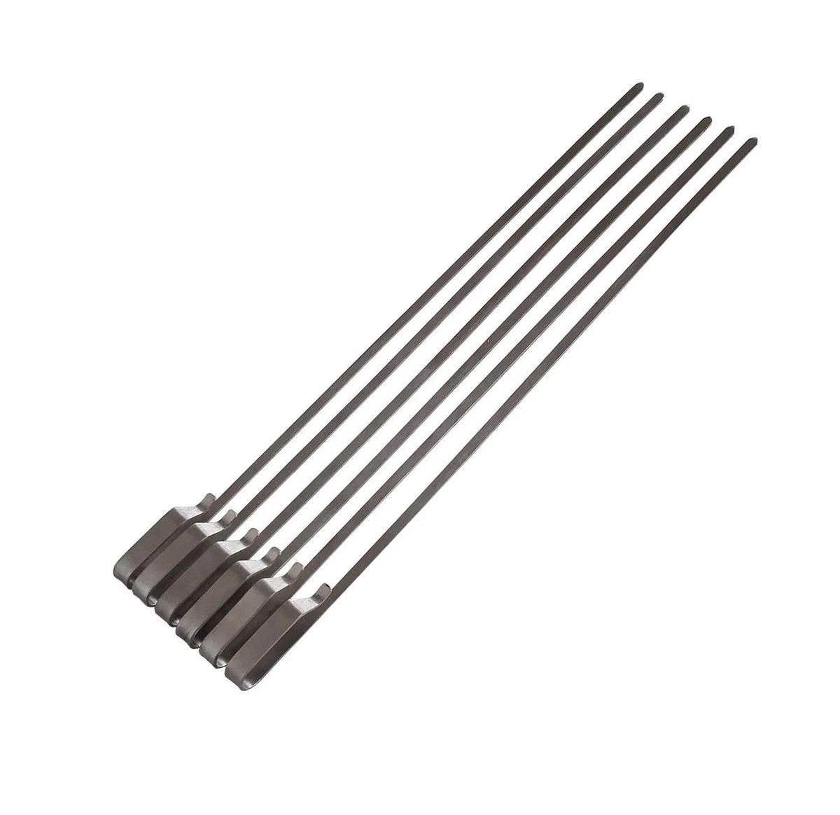 BBQ Rotisserie Kebab Spiezen Set (universele Set Geschikt Voor De Meeste Rotisseries / BBQ Spitten) 4 BBQ Rotisserie Kebab Spiezen Set (universele Set Geschikt Voor De Meeste Rotisseries / BBQ Spitten) - Image 2