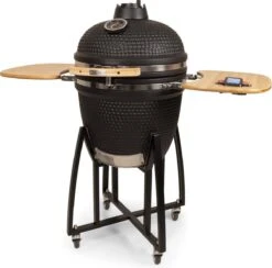 Patton - Kamado 21" - Premium Black - Keramische Barbecue - Incl. Bluetooth Kerntemperatuurmeter - LED Verlichting - Large - Compleet - Zwart 26 Patton - Kamado 21" - Premium Black - Keramische Barbecue - Incl. Bluetooth Kerntemperatuurmeter - LED Verlichting - Large - Compleet - Zwart -BBQ Verkoop 1200x1184 4