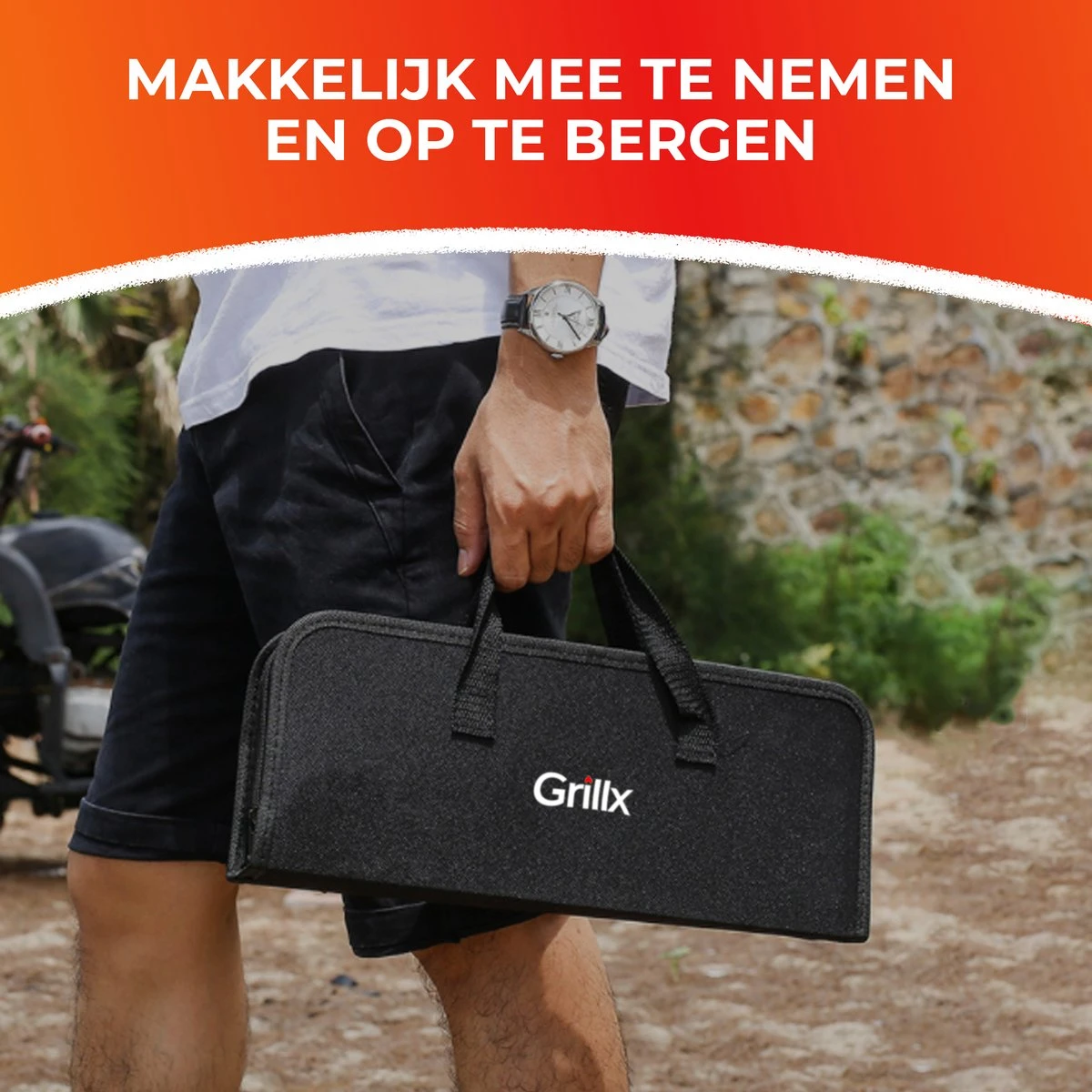 GrillX Barbecue Gereedschap Set - 19-delig - Inclusief Luxe Draagtas - BBQ Accesoires - Gereedschapset 10 GrillX Barbecue Gereedschap Set - 19-delig - Inclusief Luxe Draagtas - BBQ Accesoires - Gereedschapset - Image 8