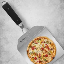 RVS Pizzaschep Inklapbaar Vierkant Handvat - Taartschep - Pizzaspatel BBQ Pannekoeken Spatel -BBQ Verkoop 1200x1200 236