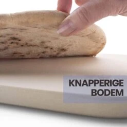 Buxibo 2in1 Pizzasteen - Voor BBQ & Oven - Inclusief Serveer Plank - Pizzabord/Pizzaplank - 30.5 X 38.1 X 1.4 Cm -BBQ Verkoop 1200x1200 279