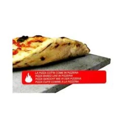 ETNA Pizza Set - Grote Pizzasteen & GRATIS Pizzaschep - 30 Cm X 38 Cm - Echt Italiaanse Pizzasteen - Broodbaksteen - BBQ Pizzasteen - Gemaakt Van Lavasteen Uit De Etna - Non-stick - Eppicotispai -BBQ Verkoop 1200x1200 301