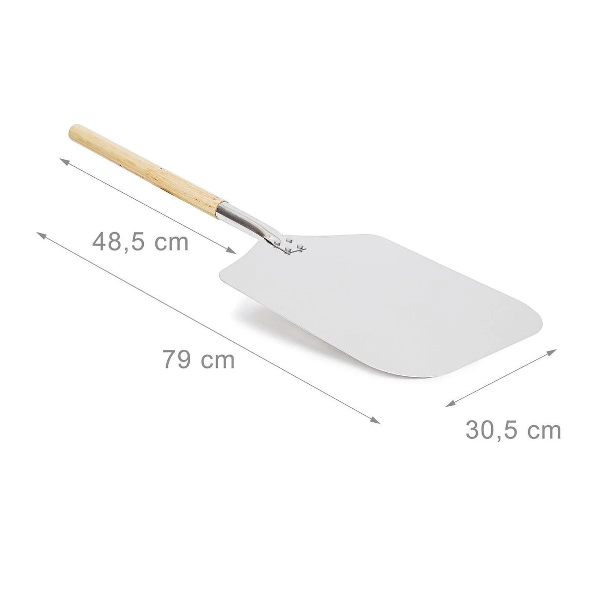 Relaxdays Pizzaschep - Vierkant - Metaal 6 Relaxdays Pizzaschep - Vierkant - Metaal - Image 4