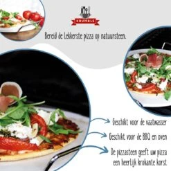 Pizzasteen BBQ & Oven | Pizzaplaat Voor De Lekkerste Bereiding Van Een Pizza Op Jouw Barbecue Of In De Oven | Pizza Stone Rond | Medium (33 Cm) -BBQ Verkoop 1200x1200 319