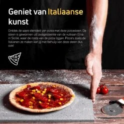 Pizzasteen BBQ Oven - Lava Van Vulkaan Etna - Barbecue Accesoires - Made In Italy - Broodbaksteen - 30x38x1.1 - VDN -BBQ Verkoop 1200x1200 346