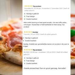 Nowad Pizzaschep RVS Rond - 30,5 Cm - PVC Handvat -BBQ Verkoop 1200x1200 35