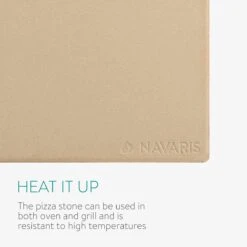 Navaris Pizzasteen XL Voor Oven En Barbecue - Rechthoekige Pizzaplaat 38 X 30 Cm - Inclusief Pizzaschep Met Extra Lang Handvat En Receptenboek -BBQ Verkoop 1200x1200 355