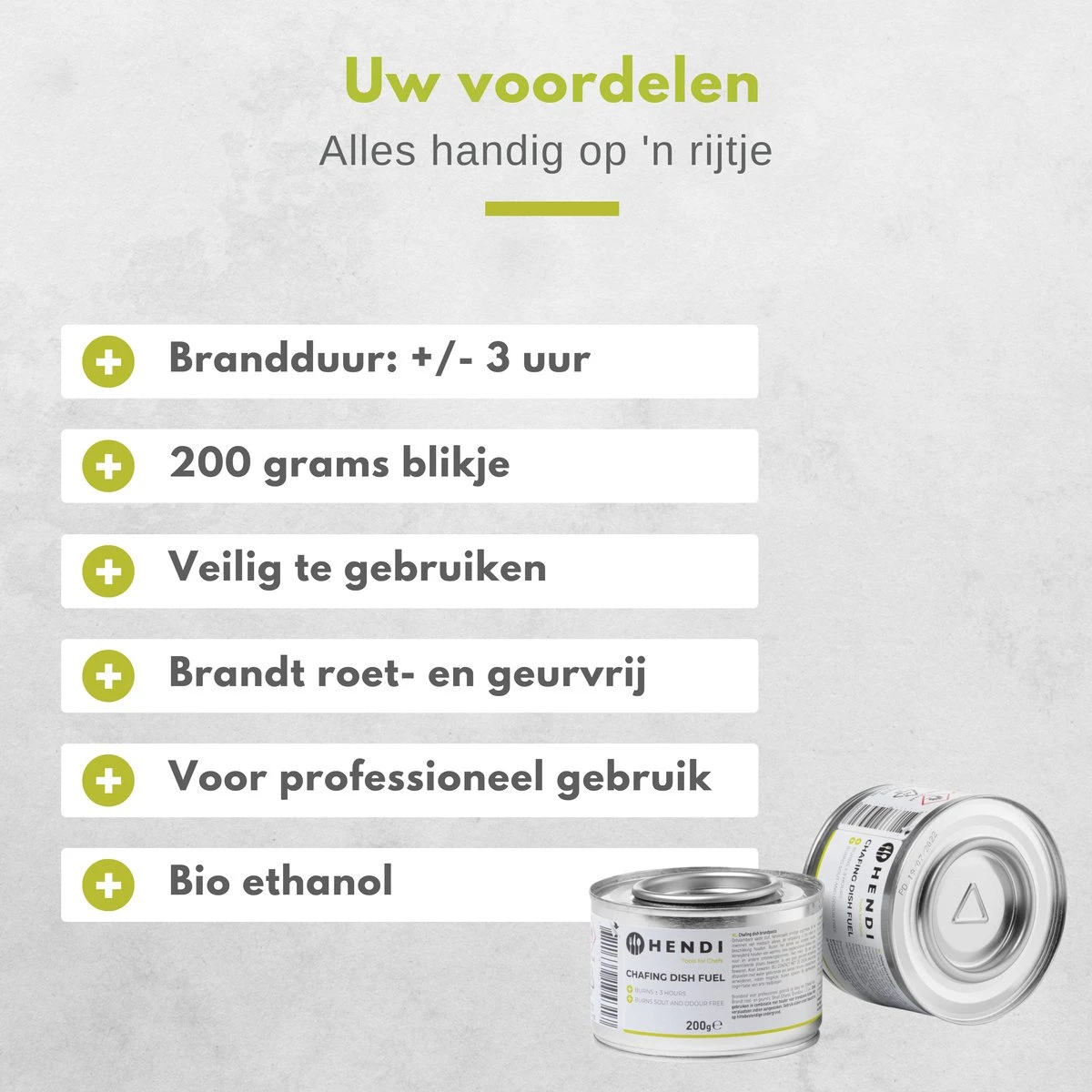 Hendi Brandpasta Voor Chafing Dish - Brandgel 200g - ( 6 Stuks ) 6 Hendi Brandpasta Voor Chafing Dish - Brandgel 200g - ( 6 Stuks ) - Image 4