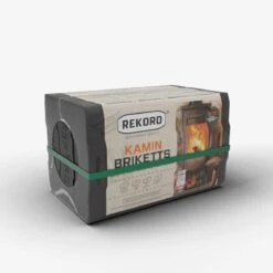 Bruinkool Briketten - Bruinkool - 1x 18 Stuks - Rekord Bruinkool Briketten - Haardhout - Kachel - 10 Kg.
