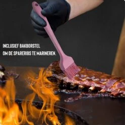 Rednas Sparerib Rek Bbq - Incl. Bakkwast - Bbq Rek - Bbq Accessoires - Rib Rack - Kiphouder - Bbq Gereedschap -BBQ Verkoop 1200x1200 474