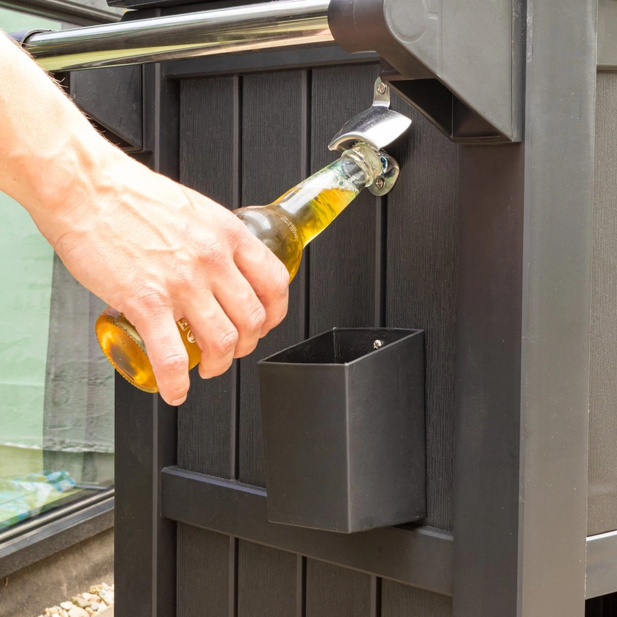 BluMill BBQ Tafel - Inclusief Koelvak 80 Liter - Op Wieltjes - Met Flessenopener - 102 X 46 X 86,5 Cm 7 BluMill BBQ Tafel - Inclusief Koelvak 80 Liter - Op Wieltjes - Met Flessenopener - 102 X 46 X 86,5 Cm - Image 5