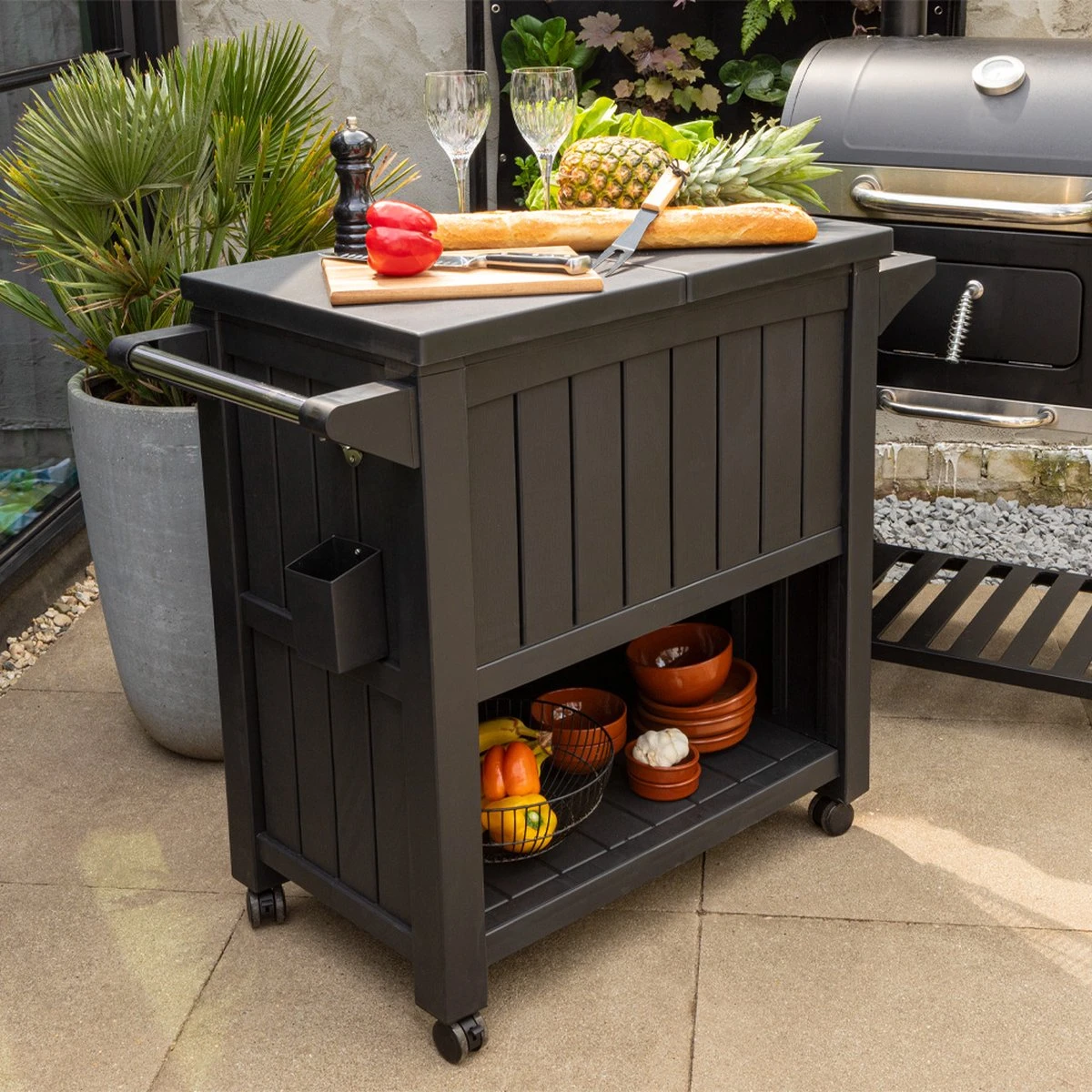 BluMill BBQ Tafel - Inclusief Koelvak 80 Liter - Op Wieltjes - Met Flessenopener - 102 X 46 X 86,5 Cm 13 BluMill BBQ Tafel - Inclusief Koelvak 80 Liter - Op Wieltjes - Met Flessenopener - 102 X 46 X 86,5 Cm - Image 11