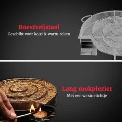 GrillX Cold Smoke Generator Met 1KG Appel Rookmot - 6 Liter - Smokerbox - RVS Rookbox - Rookgenerator - Koud Roken - BBQ Accesoires 7 GrillX Cold Smoke Generator Met 1KG Appel Rookmot - 6 Liter - Smokerbox - RVS Rookbox - Rookgenerator - Koud Roken - BBQ Accesoires -BBQ Verkoop 1200x1200 511