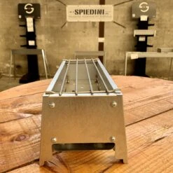 Spiedini Saté-bbq Bali 40 Mini - Kleine, Smalle Houtskoolbarbecue Met Horizontaal Rooster Voor Sate Of Andere Spiesjes - 40 Cm Lang, 11 Cm Breed, 14 Cm Hoog - Ideaal Voor Tuin- Of Open Haard, Of Balkon - Materiaal: Gealuminiseerd Ijzer -BBQ Verkoop 1200x1200 684