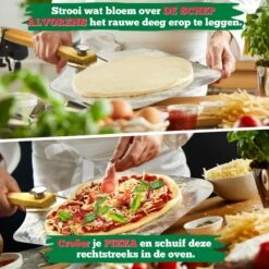 Ecowize Pizzaschep Voor BBQ En Oven - Aluminium Pizzaspatel Vierkant 30cm Met Inklapbaar Handvat - Met Extra Professionele Pizzasnijder -BBQ Verkoop 1200x1200 72