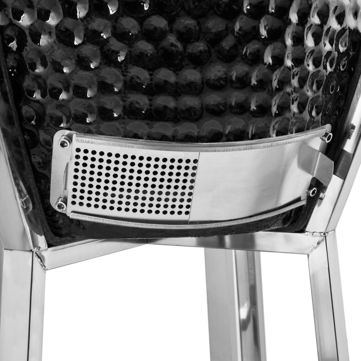 Patton - Kamado 21" - Premium Black - Keramische Barbecue - Incl. Bluetooth Kerntemperatuurmeter - LED Verlichting - Large - Compleet - Zwart 6 Patton - Kamado 21" - Premium Black - Keramische Barbecue - Incl. Bluetooth Kerntemperatuurmeter - LED Verlichting - Large - Compleet - Zwart - Image 4