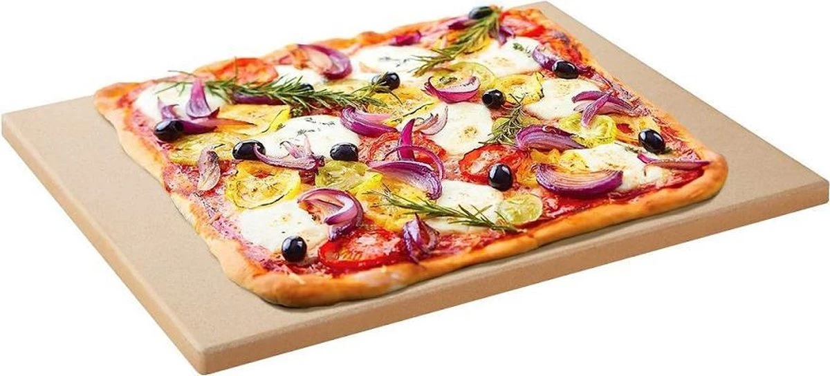 Broodbaksteen / Pizzasteen 300x400x11mm BBQ / Oven - BrandNewCake® 4 Broodbaksteen / Pizzasteen 300x400x11mm BBQ / Oven - BrandNewCake® - Image 2