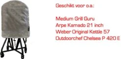 COVER UP HOC Diamond Bbq Hoes Rond - 70x80 Cm - Waterdicht Met Stormbanden En Trekkoord - Geschikt Voor O.a. Kamado, Big Green Egg, Grill Guru, The Bastard, Patton,Weber 14 COVER UP HOC Diamond Bbq Hoes Rond - 70x80 Cm - Waterdicht Met Stormbanden En Trekkoord - Geschikt Voor O.a. Kamado, Big Green Egg, Grill Guru, The Bastard, Patton,Weber -BBQ Verkoop 1200x586