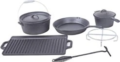 EL Fuego Dutch Oven Set Gietijzer 7-delig -BBQ Verkoop 1200x628 1