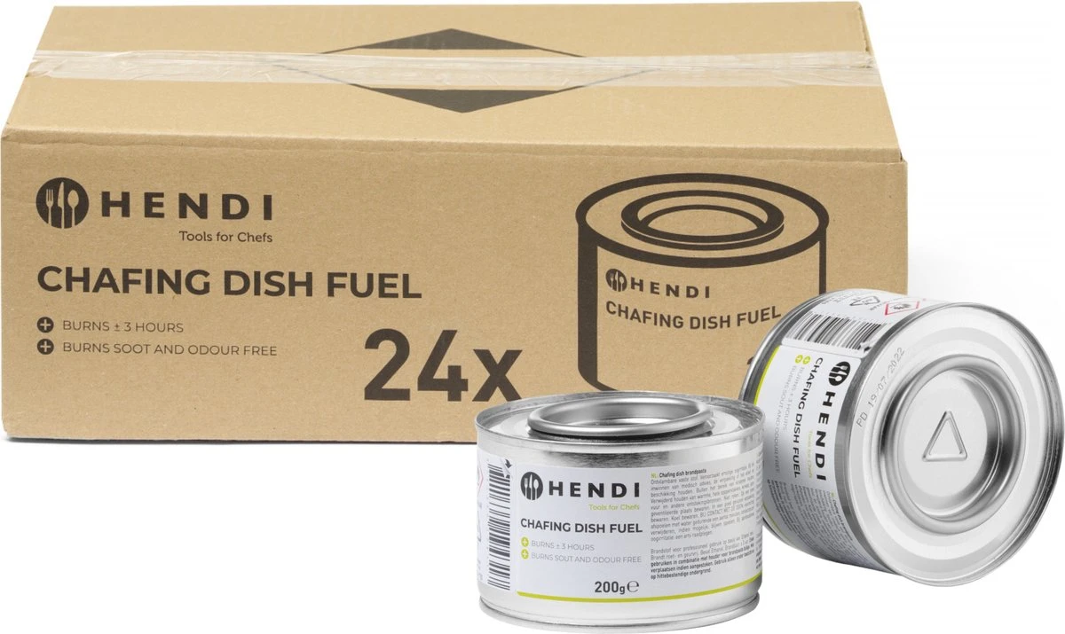 Hendi Brandpasta Voor Chafing Dish - Brandgel 200g - ( 24 Stuks ) 3 Hendi Brandpasta Voor Chafing Dish - Brandgel 200g - ( 24 Stuks )