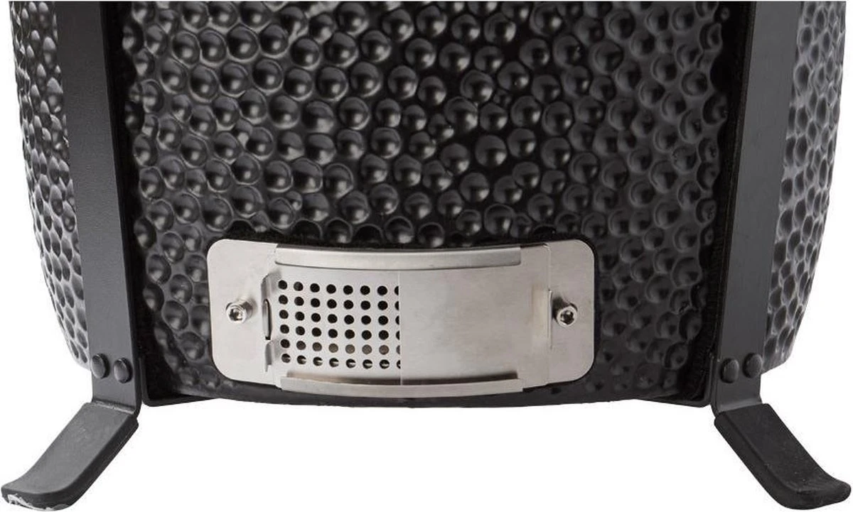 Patton Kamado 15" - Tafel Model - Keramische Barbecue - Premium Black - Medium - Compleet - Mat Zwart 6 Patton Kamado 15" - Tafel Model - Keramische Barbecue - Premium Black - Medium - Compleet - Mat Zwart - Image 4