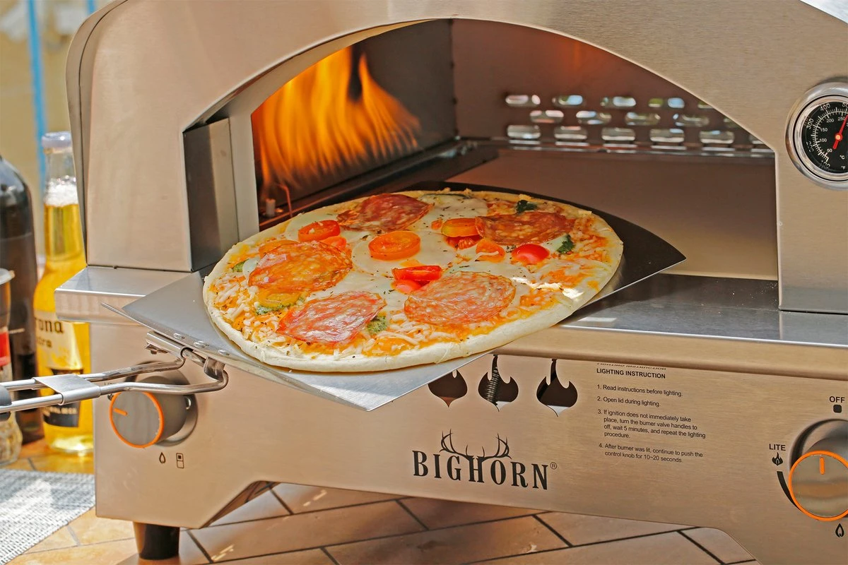Bighorn Pizzaschep Voor BBQ En Oven-Inklapbare Handgreep -Pizzasnijder- Edelstaal -geschikt Als Broodschep En Ovenschep - SRPT01 8 Bighorn Pizzaschep Voor BBQ En Oven-Inklapbare Handgreep -Pizzasnijder- Edelstaal -geschikt Als Broodschep En Ovenschep - SRPT01 - Image 6