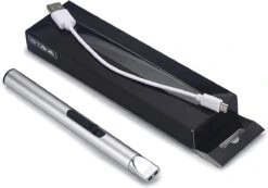 Staza - Oplaadbare Lange Elektrische Aansteker - Duurzame Plasma Aansteker - Inclusief Cadeauverpakking - BBQ - Kaarsen - Zwart -BBQ Verkoop 1200x839