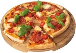 Boska Pizzaplank Friends L - BBQ Accessoires - Eikenhout - Handige Opvanggeul - Ø 34 Cm -BBQ Verkoop 1200x844