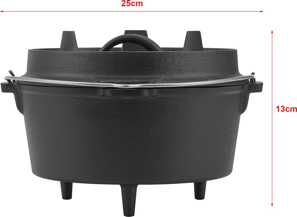 Dutch Oven Enkhuizen Met Deksel Gietijzer Zwart 4,2 L 9 Dutch Oven Enkhuizen Met Deksel Gietijzer Zwart 4,2 L - Image 7