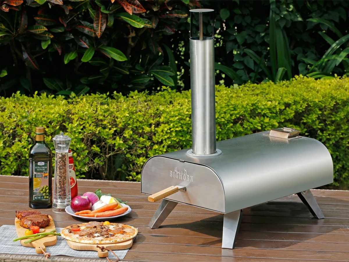 Bighorn Pizza Pellet Oven - Buiten - Draagbaar - Opvouwbaar - RVS - 15KG - 460° 4 Bighorn Pizza Pellet Oven - Buiten - Draagbaar - Opvouwbaar - RVS - 15KG - 460° - Image 2