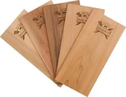 Merkloos Rookplank Western Red Cedar - 5 Stuks - Rookhout