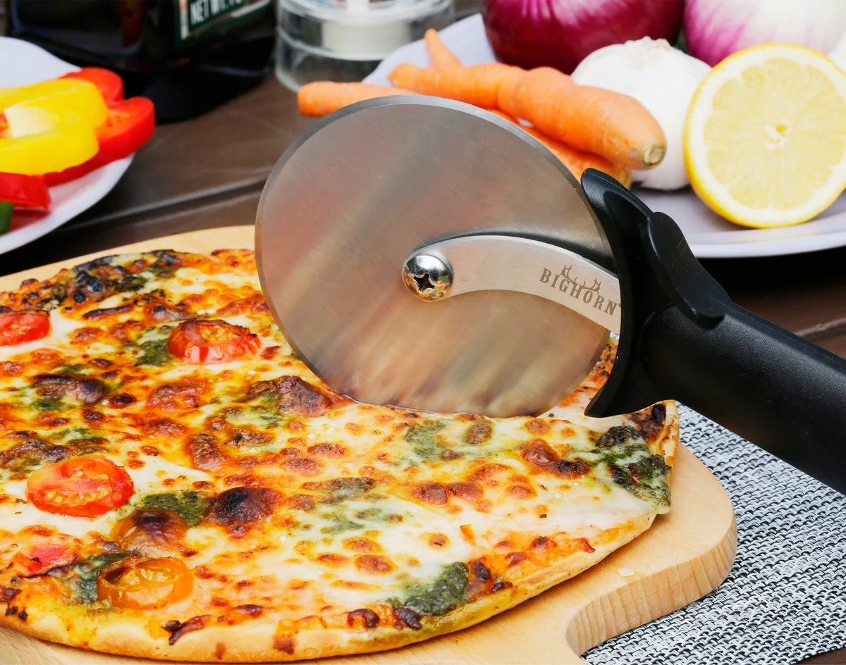 Bighorn Pizzaschep Voor BBQ En Oven-Inklapbare Handgreep -Pizzasnijder- Edelstaal -geschikt Als Broodschep En Ovenschep - SRPT01 7 Bighorn Pizzaschep Voor BBQ En Oven-Inklapbare Handgreep -Pizzasnijder- Edelstaal -geschikt Als Broodschep En Ovenschep - SRPT01 - Image 5
