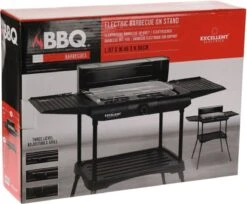 Excellent Electrics Elektrische Barbecue - Grilloppervlak (LxB) 36x24 Cm - 2000W - Zwart -BBQ Verkoop 1200x993 3