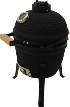 Patton Kamado Grill 13" - Keramisch - Kookoppervlak Ø 28 - Mat Zwart -BBQ Verkoop 784x1200 1