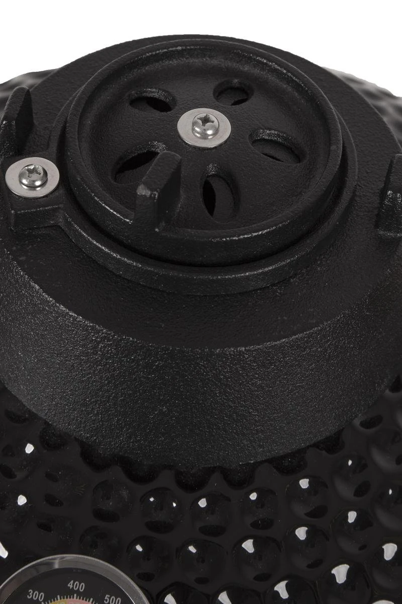 Patton - Kamado 21" - Premium Black - Keramische Barbecue - Incl. Bluetooth Kerntemperatuurmeter - LED Verlichting - Large - Compleet - Zwart 14 Patton - Kamado 21" - Premium Black - Keramische Barbecue - Incl. Bluetooth Kerntemperatuurmeter - LED Verlichting - Large - Compleet - Zwart - Image 12