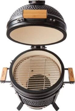 Patton Kamado 15" - Tafel Model - Keramische Barbecue - Premium Black - Medium - Compleet - Mat Zwart 10 Patton Kamado 15" - Tafel Model - Keramische Barbecue - Premium Black - Medium - Compleet - Mat Zwart -BBQ Verkoop 814x1200