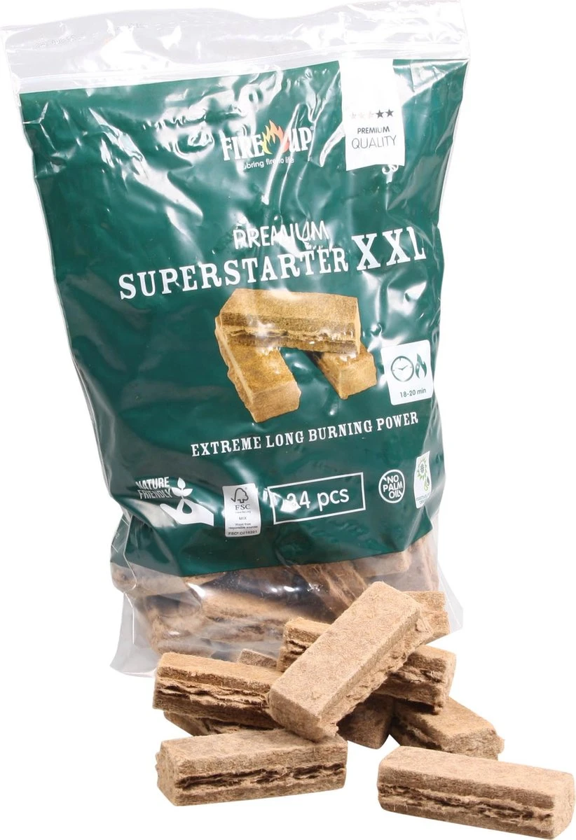 FIRE UP PREMIUM XXL SUPERSTARTERS 8 Zakken Van 34 ST 5 FIRE UP PREMIUM XXL SUPERSTARTERS 8 Zakken Van 34 ST - Image 3