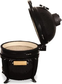 Patton Kamado 15" - Keramisch - Tafel Model - Premium Black - Medium - Zwart -BBQ Verkoop 881x1200