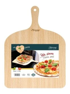 ETNA Pizza Set - Grote Pizzasteen & GRATIS Pizzaschep - 30 Cm X 38 Cm - Echt Italiaanse Pizzasteen - Broodbaksteen - BBQ Pizzasteen - Gemaakt Van Lavasteen Uit De Etna - Non-stick - Eppicotispai -BBQ Verkoop 901x1200