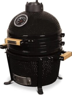 Patton Kamado 15" - Keramisch - Tafel Model - Premium Black - Medium - Zwart -BBQ Verkoop 907x1200